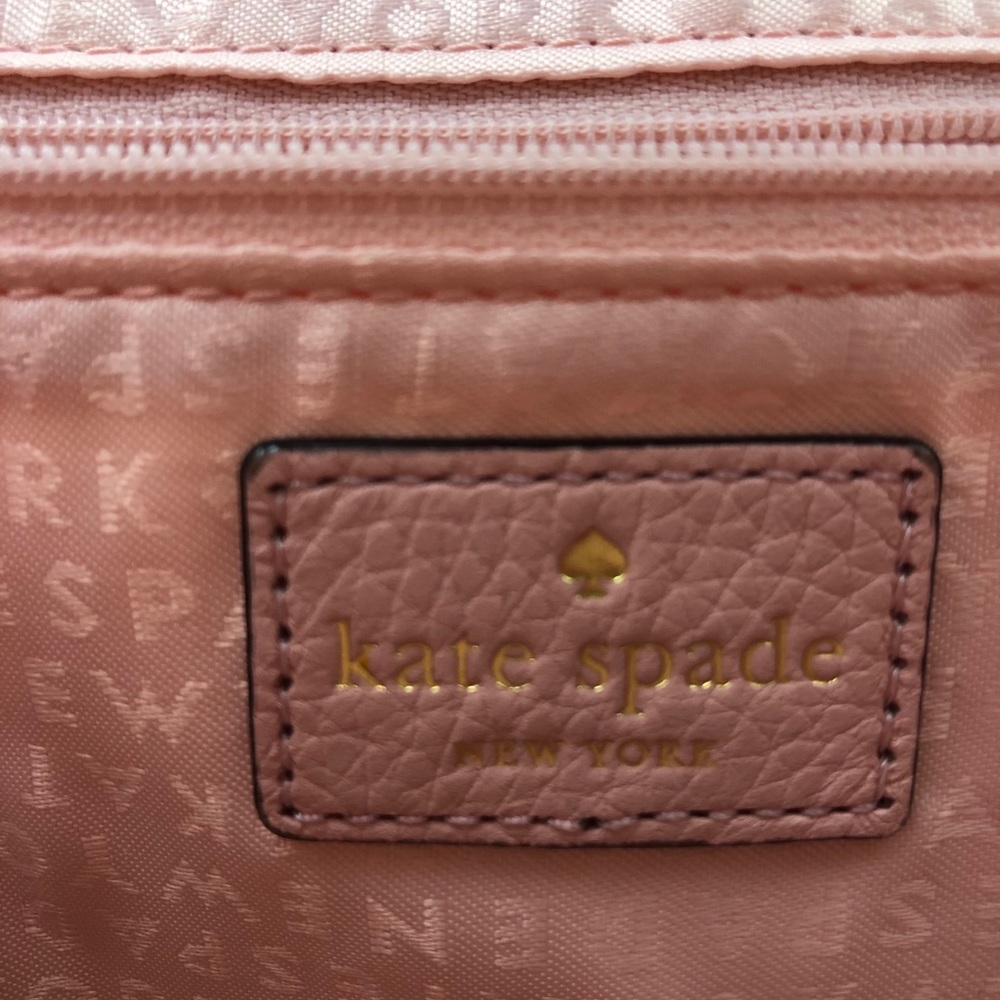 New! Kate Spade Pink Leather Shoulder Bag w/Handle - Picture 7 of 7